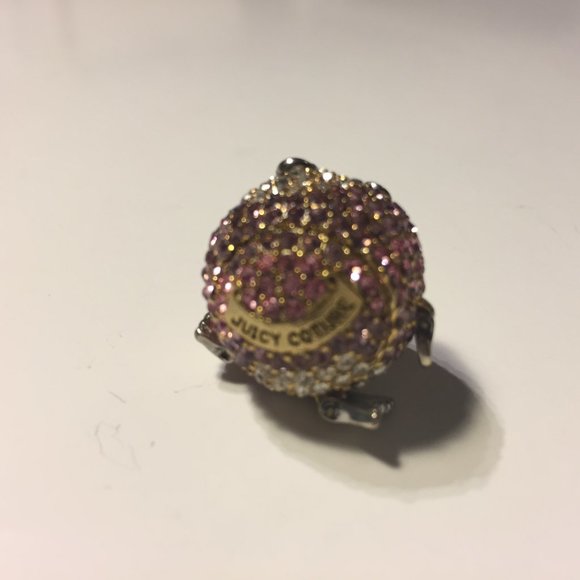 SOLD! JUICY COUTURE Pink/Goldtone Blowfish Charm - Picture 7 of 8